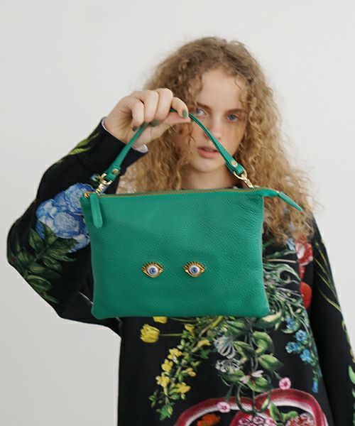 AHCAHCUM.あちゃちゅむ.お目目のバッグ[green]