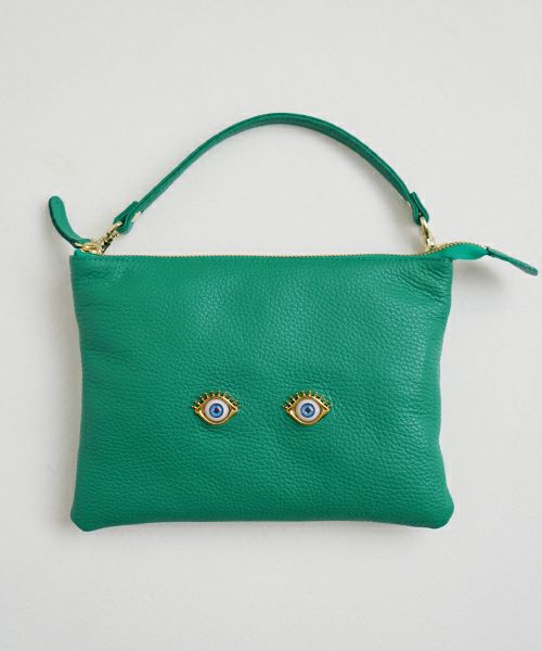 AHCAHCUM.あちゃちゅむ.お目目のバッグ[green]