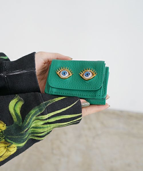 AHCAHCUM.あちゃちゅむ.お目目の財布 [green]