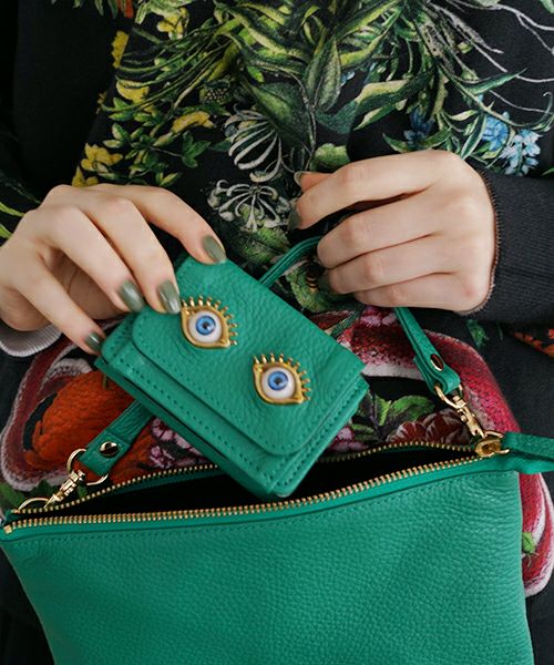 AHCAHCUM.あちゃちゅむ.お目目の財布 [green]