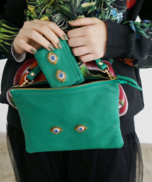 AHCAHCUM.あちゃちゅむ.お目目の財布 [green]