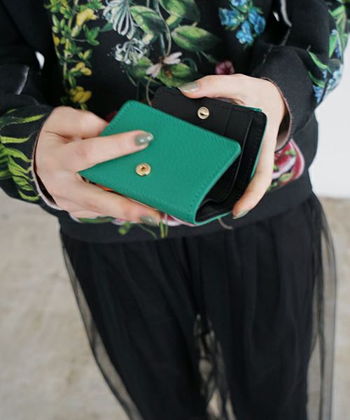 AHCAHCUM.あちゃちゅむ.お目目の財布 [green]
