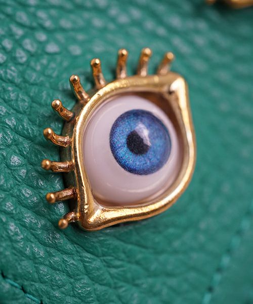 AHCAHCUM.あちゃちゅむ.お目目の財布 [green]