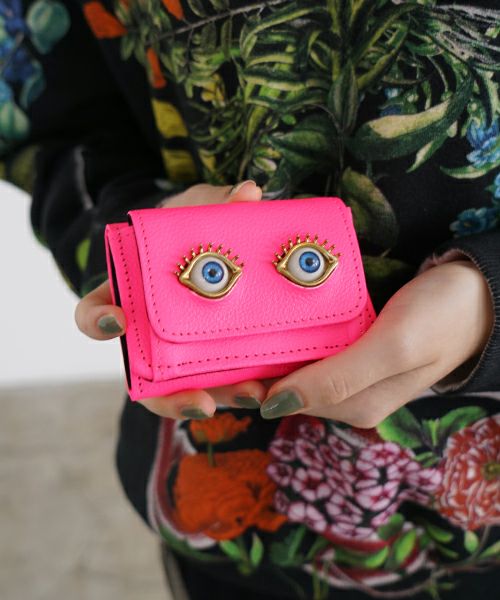 AHCAHCUM.あちゃちゅむ.お目目の財布 [pink]