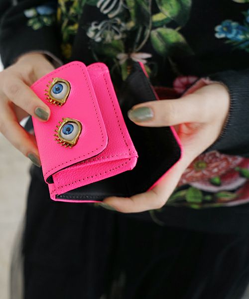 AHCAHCUM.あちゃちゅむ.お目目の財布 [pink]