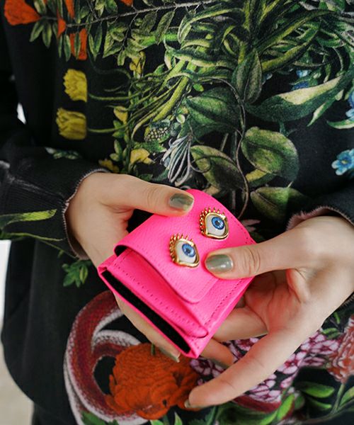 AHCAHCUM.あちゃちゅむ.お目目の財布 [pink]