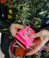 AHCAHCUM.あちゃちゅむ.お目目の財布 [pink]