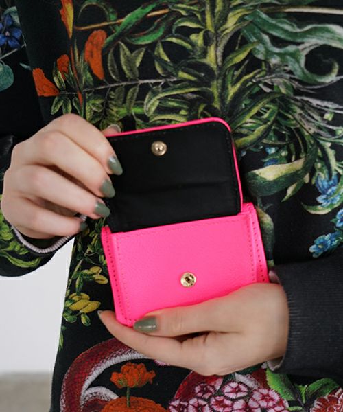 AHCAHCUM.あちゃちゅむ.お目目の財布 [pink]