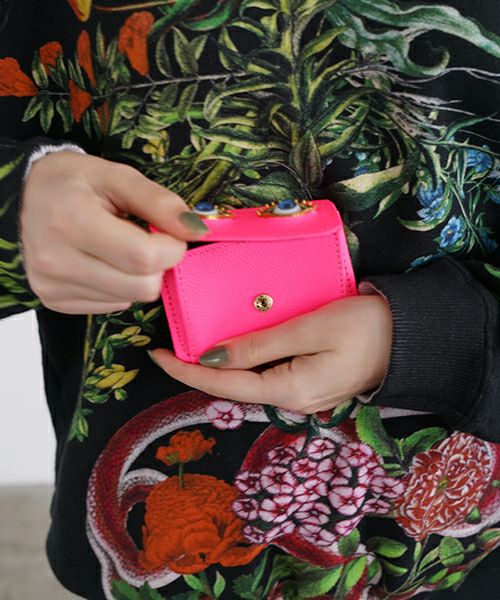 AHCAHCUM.あちゃちゅむ.お目目の財布 [pink]