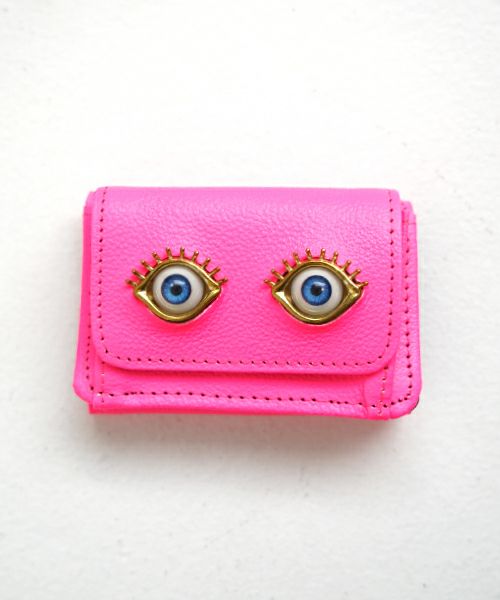 AHCAHCUM.あちゃちゅむ.お目目の財布 [pink]