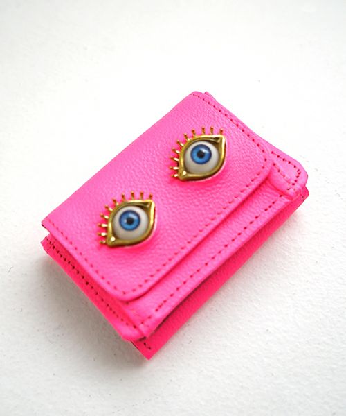 AHCAHCUM.あちゃちゅむ.お目目の財布 [pink]