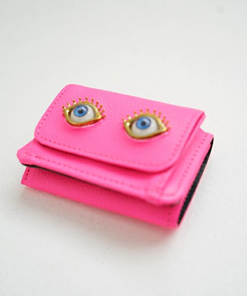 AHCAHCUM.あちゃちゅむ.お目目の財布 [pink]
