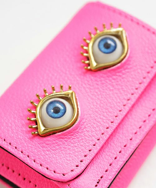 AHCAHCUM.あちゃちゅむ.お目目の財布 [pink]