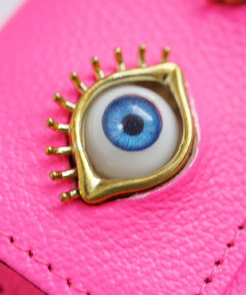 AHCAHCUM.あちゃちゅむ.お目目の財布 [pink]