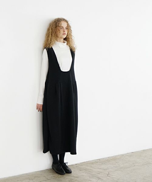 Mochi / home&miles.モチ / ホーム＆マイルズ.sweat jumper skirt [black]