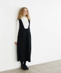 Mochi / home&miles.モチ / ホーム＆マイルズ.sweat jumper skirt [black]