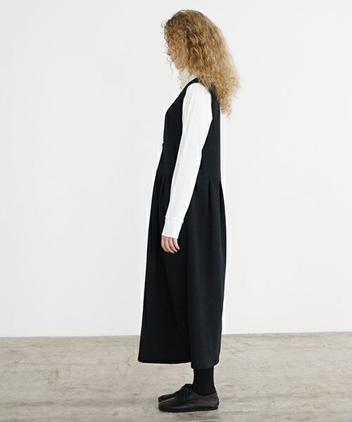 Mochi / home&miles.モチ / ホーム＆マイルズ.sweat jumper skirt [black]