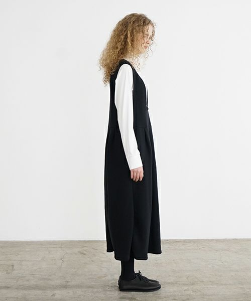 Mochi / home&miles.モチ / ホーム＆マイルズ.sweat jumper skirt [black]