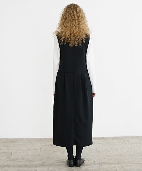 Mochi / home&miles.モチ / ホーム＆マイルズ.sweat jumper skirt [black]