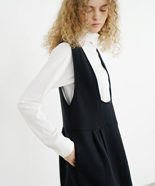 Mochi / home&miles.モチ / ホーム＆マイルズ.sweat jumper skirt [black]