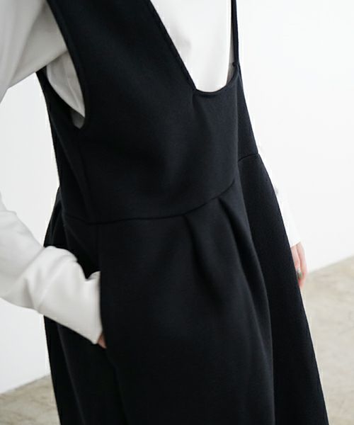 Mochi / home&miles.モチ / ホーム＆マイルズ.sweat jumper skirt [black]