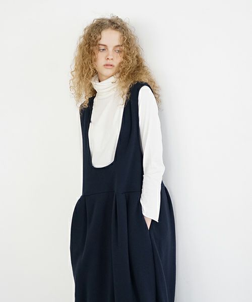 Mochi / home&miles.モチ / ホーム＆マイルズ.sweat jumper skirt [navy]