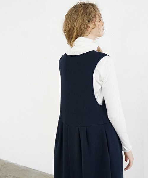 Mochi / home&miles.モチ / ホーム＆マイルズ.sweat jumper skirt [navy]