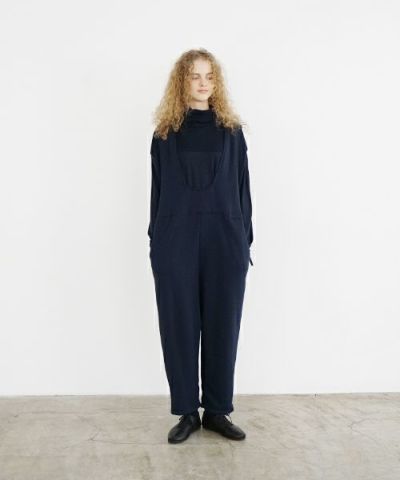 Mochi / home&miles.モチ / ホーム＆マイルズ.tuck sweat salopette [navy]