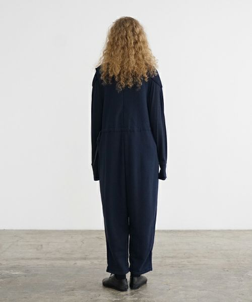 Mochi / home&miles.モチ / ホーム＆マイルズ.tuck sweat salopette [navy]