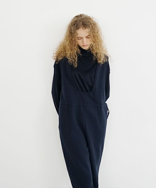 Mochi / home&miles.モチ / ホーム＆マイルズ.tuck sweat salopette [navy]