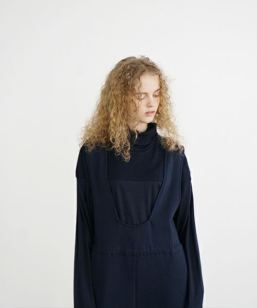 Mochi / home&miles.モチ / ホーム＆マイルズ.tuck sweat salopette [navy]