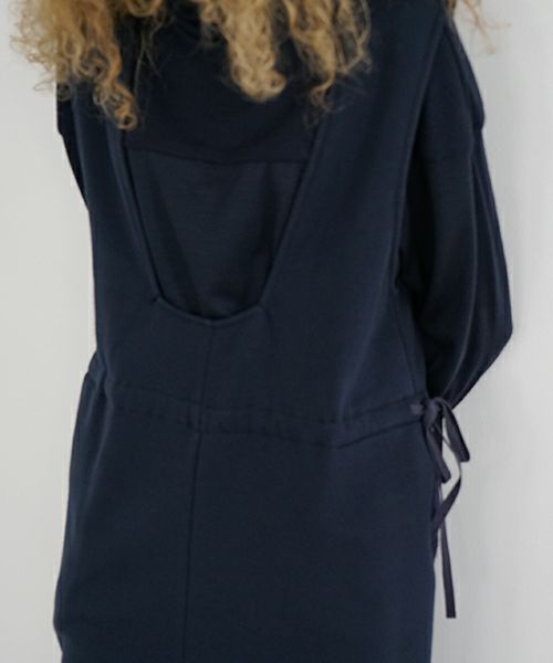 Mochi / home&miles.モチ / ホーム＆マイルズ.tuck sweat salopette [navy]