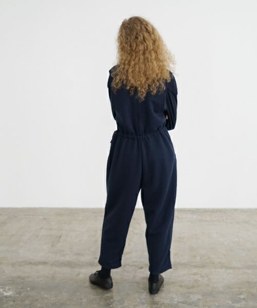 Mochi / home&miles.モチ / ホーム＆マイルズ.tuck sweat salopette [navy]