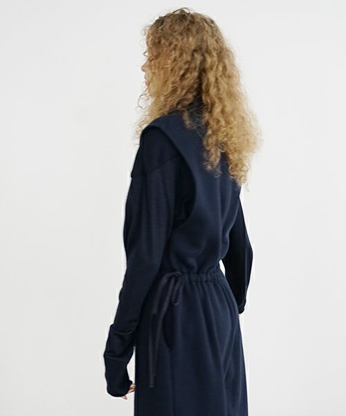 Mochi / home&miles.モチ / ホーム＆マイルズ.tuck sweat salopette [navy]