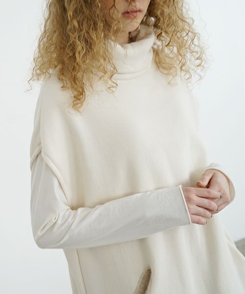 Mochi モチ high neck dress [mo-op-01/deep blue] ハイネックドレス
