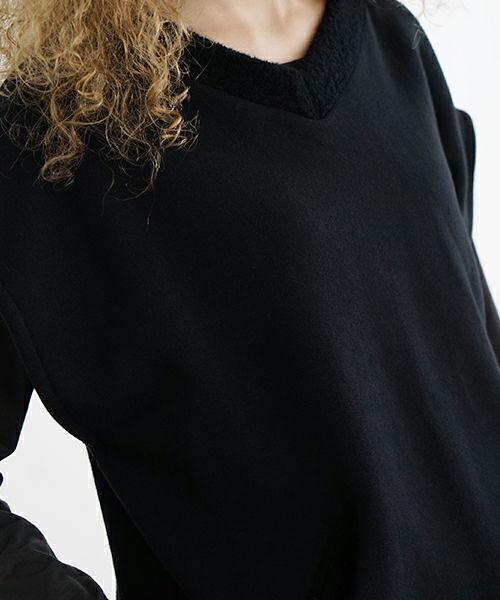 Mochi / home&miles.モチ / ホーム＆マイルズ.v-neck vest [black]