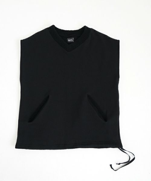 Mochi / home&miles.モチ / ホーム＆マイルズ.v-neck vest [black]
