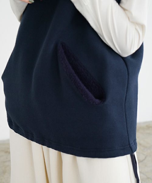 Mochi / home&miles.モチ / ホーム＆マイルズ.v-neck vest [navy]