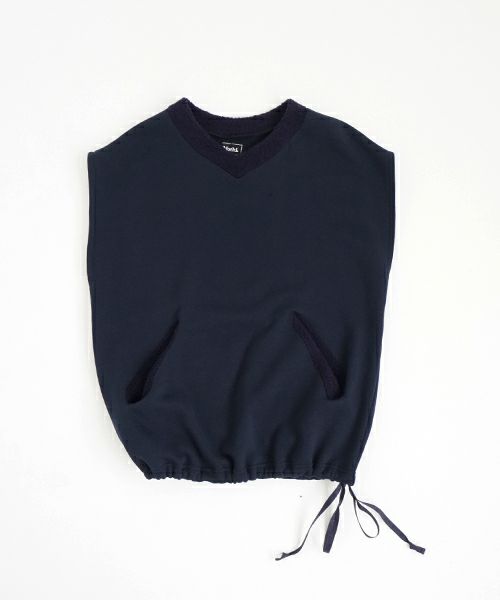 Mochi / home&miles.モチ / ホーム＆マイルズ.v-neck vest [navy]