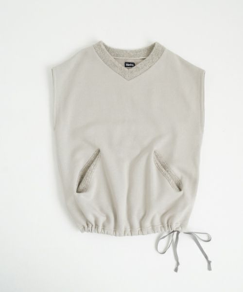 Mochi / home&miles.モチ / ホーム＆マイルズ.v-neck vest [greige]