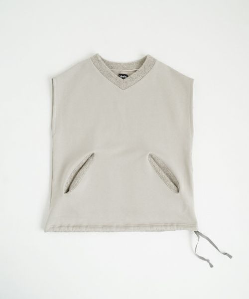 Mochi / home&miles.モチ / ホーム＆マイルズ.v-neck vest [greige]
