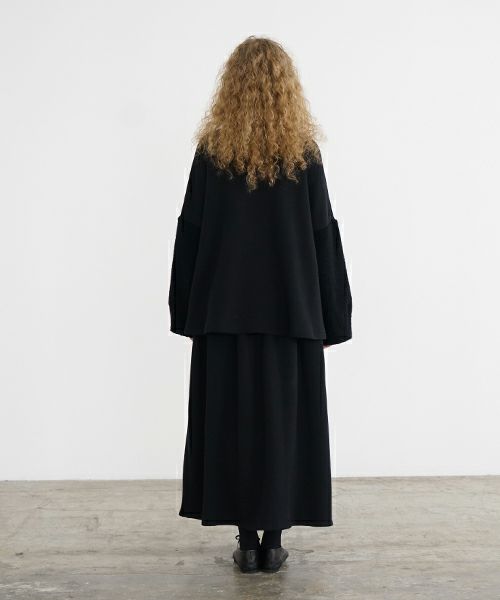 Mochi / home&miles.モチ / ホーム＆マイルズ.zip up cardigan [black]