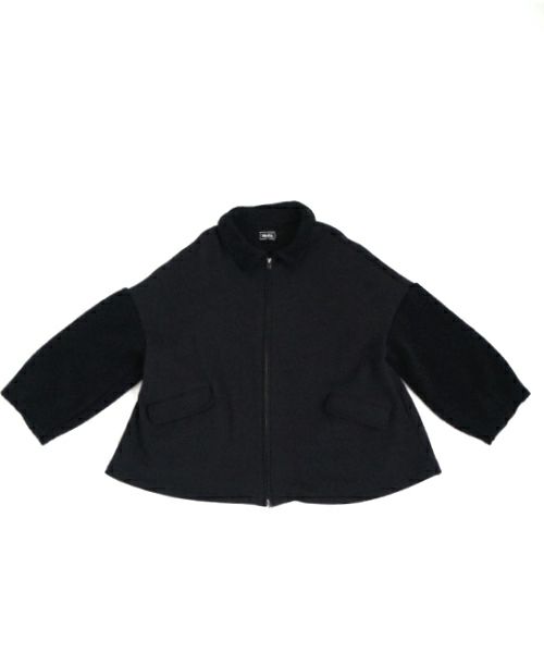 Mochi / home&miles.モチ / ホーム＆マイルズ.zip up cardigan [black]