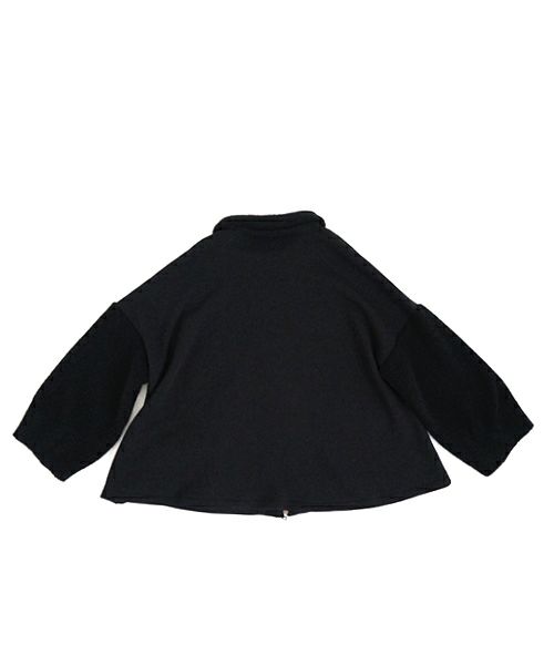 Mochi / home&miles.モチ / ホーム＆マイルズ.zip up cardigan [black]