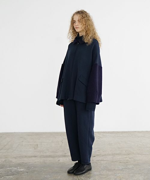Mochi / home&miles.モチ / ホーム＆マイルズ.zip up cardigan [navy]