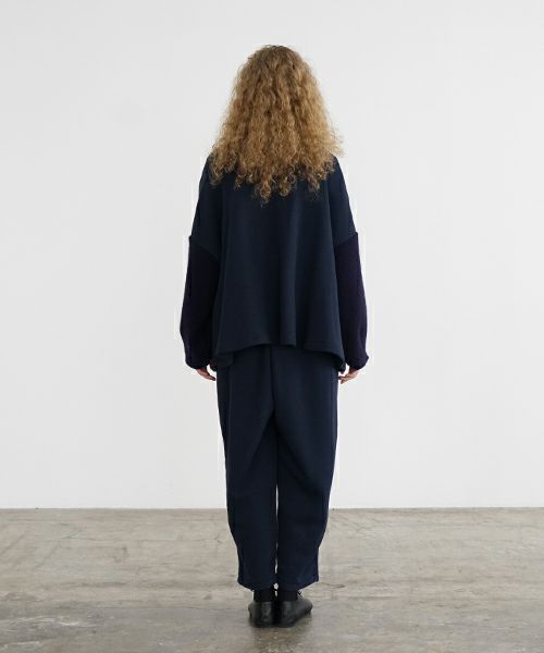 Mochi / home&miles.モチ / ホーム＆マイルズ.zip up cardigan [navy]