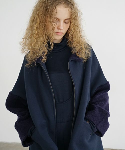 Mochi / home&miles.モチ / ホーム＆マイルズ.zip up cardigan [navy]