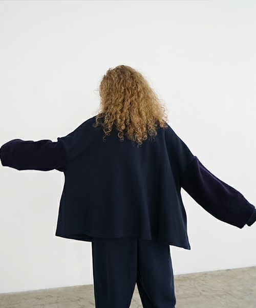 Mochi / home&miles.モチ / ホーム＆マイルズ.zip up cardigan [navy]