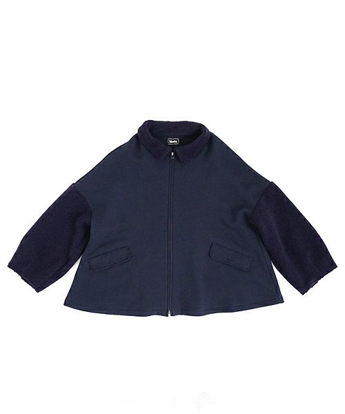 Mochi / home&miles.モチ / ホーム＆マイルズ.zip up cardigan [navy]