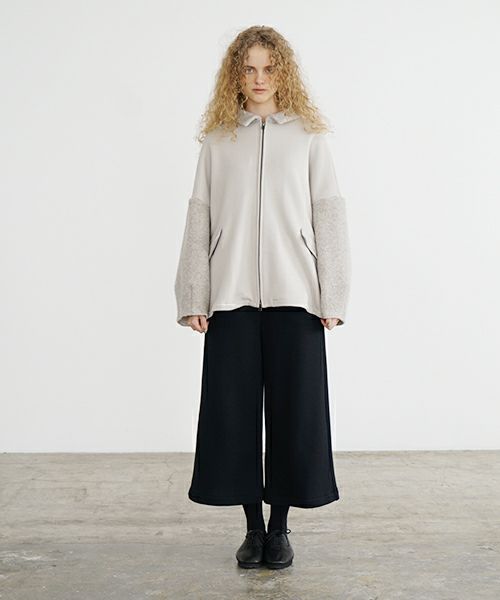 Mochi / home&miles.モチ / ホーム＆マイルズ.zip up cardigan [greige]